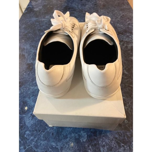 VERSACE COLLECTION SCARPE WHITE LEATHER - Picture 4 of 9